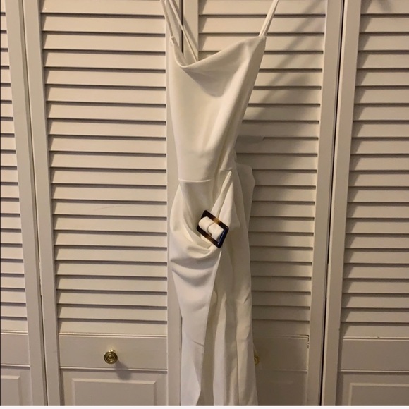 NWT ASOS white wrap style mini dress - Picture 6 of 8